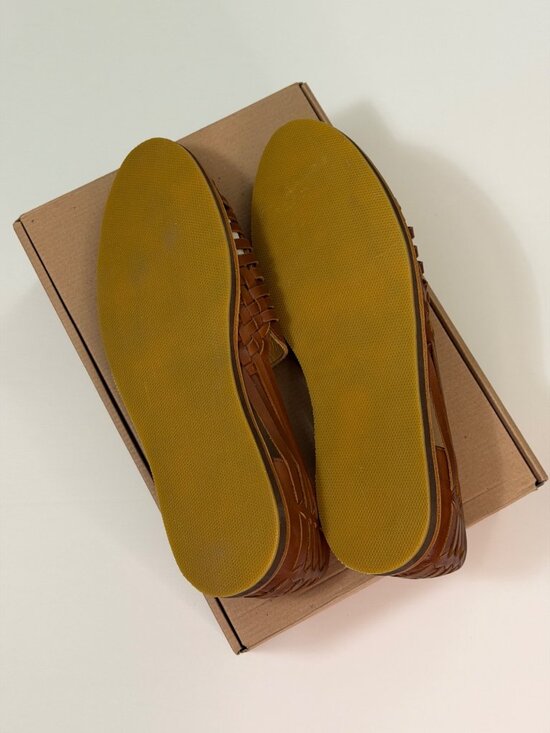 NWB Nisolo Huarache Sandals 2.0 Brandy Handwoven Leather Slip On Men’s 13 main image 6